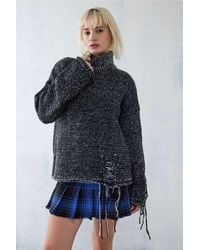 Urban Outfitters - Uo Undone Knit Jumper - Lyst