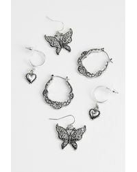 Silence + Noise - Silence + Noise Butterfly Earrings 3-pack - Lyst