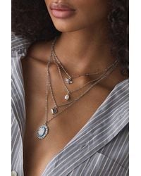 Urban Outfitters - Sabrina Pendant Layered Necklace - Lyst