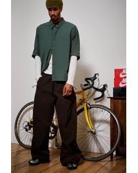 Nike - Green Tech Helios Dri-fit Short Sleeve Shirt Small At Urban Outfitters - Lyst