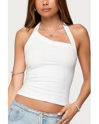 Edikted - Kylan Asymmetric Halter Top - Lyst