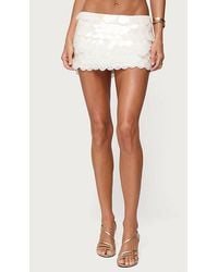 Edikted - Emryn Sequin Mini Skort - Lyst