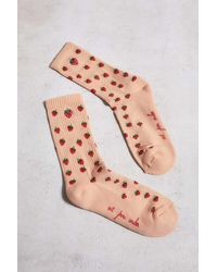 Out From Under - Strawberry Socks - Lyst
