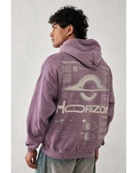 Urban Outfitters - Uo Pink Horizon Hoodie - Lyst