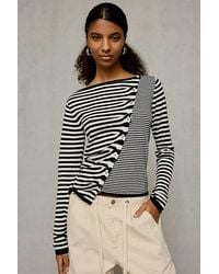 BDG - Sutton Slanted Asymmetric Button Cardigan - Lyst