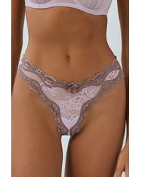 Out From Under - Angel Lace Thong - Lyst