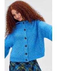 Urban Outfitters - Uo Indi Hooded Ribbed Cardigan - Lyst