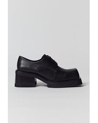Jeffrey Campbell - Intellect Chunky Heeled Oxford Shoe - Lyst