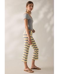 Out From Under - Bec Cropped Foldover Kick Flare Pants - Lyst