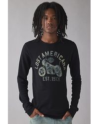 Urban Outfitters - Harley Davidson X Mgk Lost Americana Graphic Thermal Long Sleeve Tee - Lyst