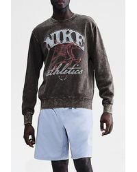 Nike - Sportswear Club Graphic Crew Neck Sweatshirt - Lyst