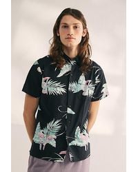 Katin - Paradise Tropical Print Short Sleeve Button-Down Shirt Top - Lyst