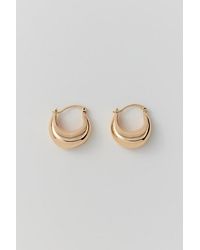 Urban Outfitters - Chubby Tapered Hoop Earring - Lyst
