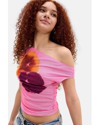Motel - Bisik Off-shoulder Top - Lyst