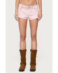 Edikted - Vicco Belt Detail Shorts - Lyst