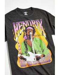 Urban Outfitters Jimi Hendrix Are You Experienced Tee - Black