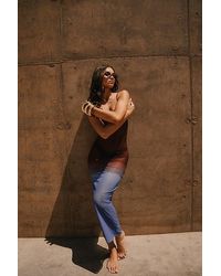 WeWoreWhat - Mesh Scoop Maxi Slip Dress - Lyst