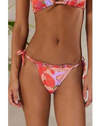 Out From Under - Leigh Ruffle String Bikini Bottom - Lyst