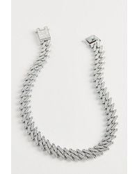 Urban Outfitters - Iced Razor Chain Necklace - Lyst