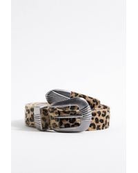 Urban Outfitters - Uo Leopard Print Buckle Belt At - Lyst