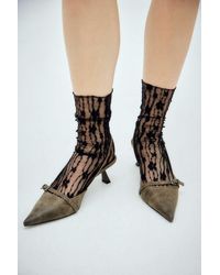 Out From Under - Lace Slouch Socks - Lyst