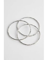 Silence + Noise - Silence + Noise Daisy Etch Bangles 3-pack - Lyst