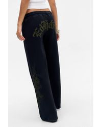 Ed Hardy - Uo Exclusive Embroidered Dragon Joggers - Lyst