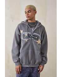 Urban Outfitters - Uo - hoodie "divine" in mit reißverschluss - Lyst