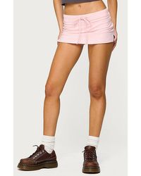 Edikted - Bayside Slitted Mini Skort - Lyst