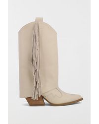 MIA - Mia Deston Fringe Western Boot - Lyst