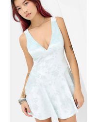 Kimchi Blue - Mon Amour Velvet Mini Dress - Lyst