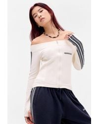 iets frans... - Off Shoulder Track Top - Lyst