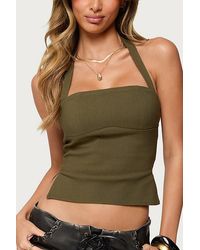 Edikted - Dara Halter Top - Lyst