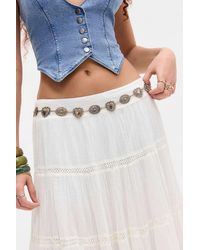 Urban Outfitters - Uo Western Heart Chain Belt - Lyst