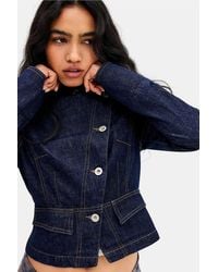 BDG - Gaia Asymmetric Denim Jacket - Lyst