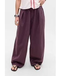 BDG - Bobbi Baggy Cocoon Trousers Xs Regular At Urban Outfitters - Lyst