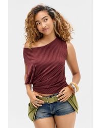 Silence + Noise - Silence + Noise Olivia Off-shoulder T-shirt - Lyst