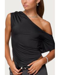 Edikted - Katana Asymmetric Off Shoulder Top - Lyst