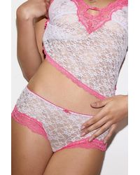 Out From Under - Effy Lace Boyshort Knickers - Lyst