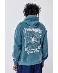 Urban Outfitters - Uo Teal Travel Through Space Hoodie - Lyst
