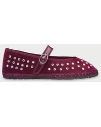 Flabelus - Mae Studded Mary Jane Flat - Lyst