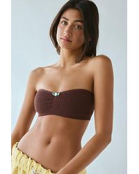 Out From Under - Piper Pinch-Front Bandeau Bra Top - Lyst