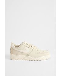 Nike - Retro Beige Air Force 1 Trainers - Lyst