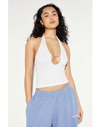 Out From Under - Butterfly Icon Halterneck Top - Lyst