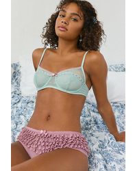 Out From Under - Petunia Fields Ribbon Trim Lace Underwire Bra - Lyst