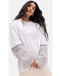 Lioness - Bottega Stripe T-shirt S At Urban Outfitters - Lyst