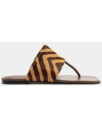 SCHUTZ SHOES - Martha Flat Sandals - Lyst