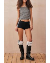 Out From Under - Ruffle & Bow-topped Knee High Socks - Lyst