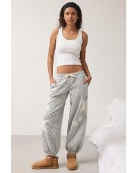 Out From Under - Brenda Star Patch Jogger Sweatpants - Lyst