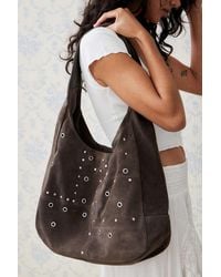 Urban Outfitters - Uo Eyelet Stud Suede Shoulder Bag - Lyst